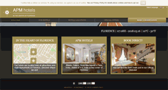 Desktop Screenshot of apmflorencehotels.com